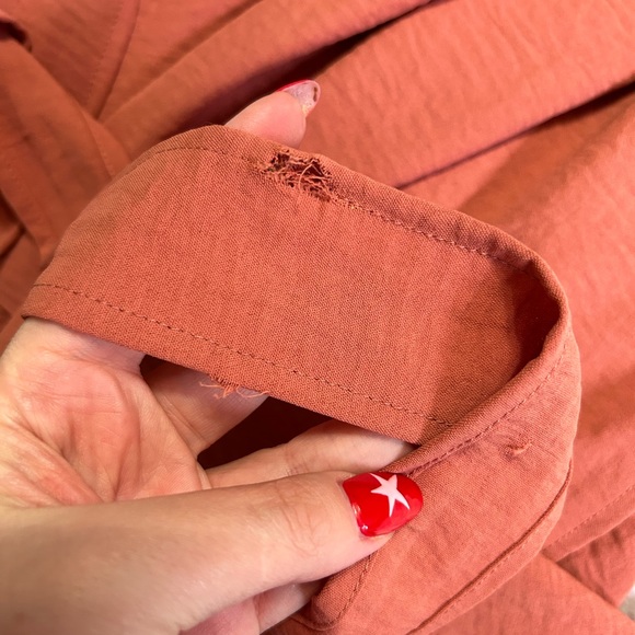 Entro terracotta wrap dress - Picture 3 of 3